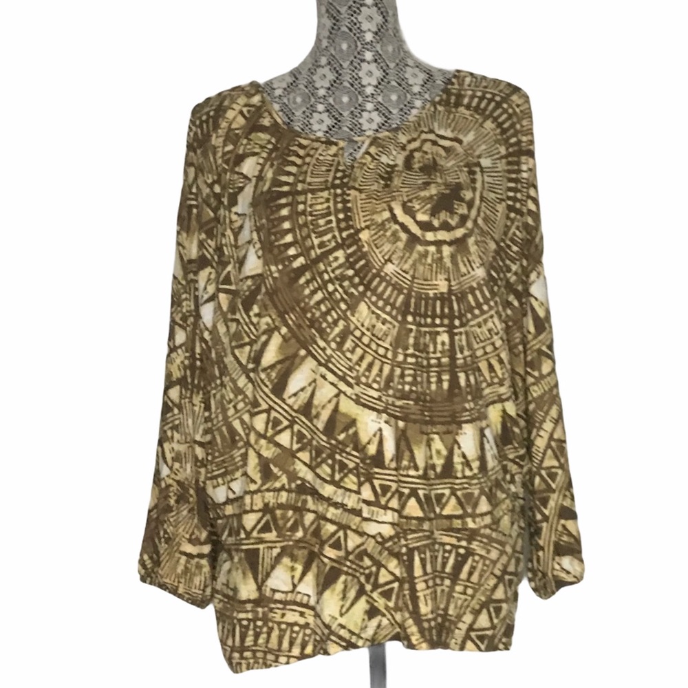 Chico’s Size 3 Patterned Knit Top